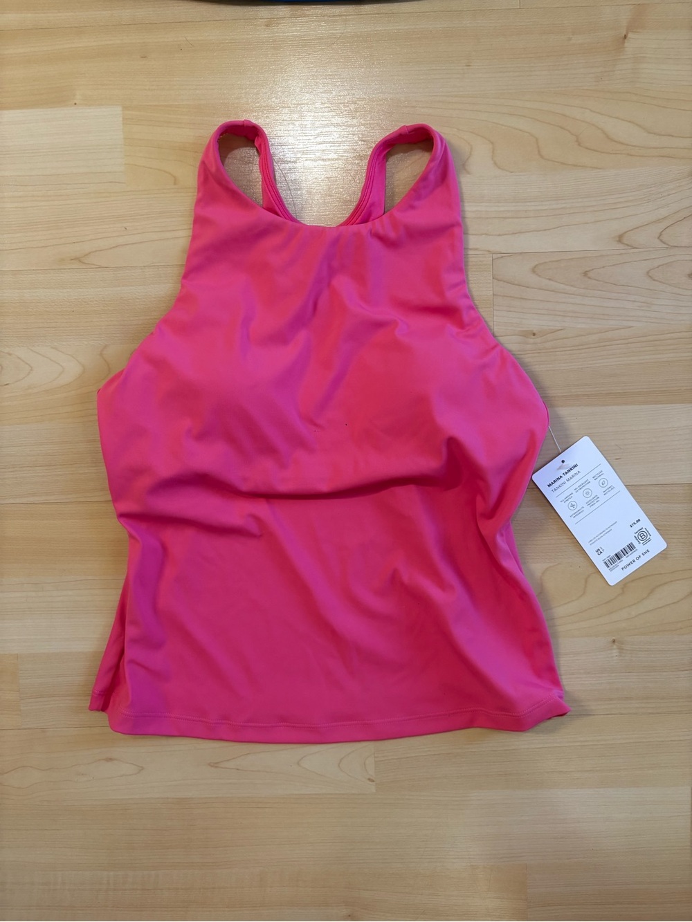 Athleta Marina Tankini in Cerise